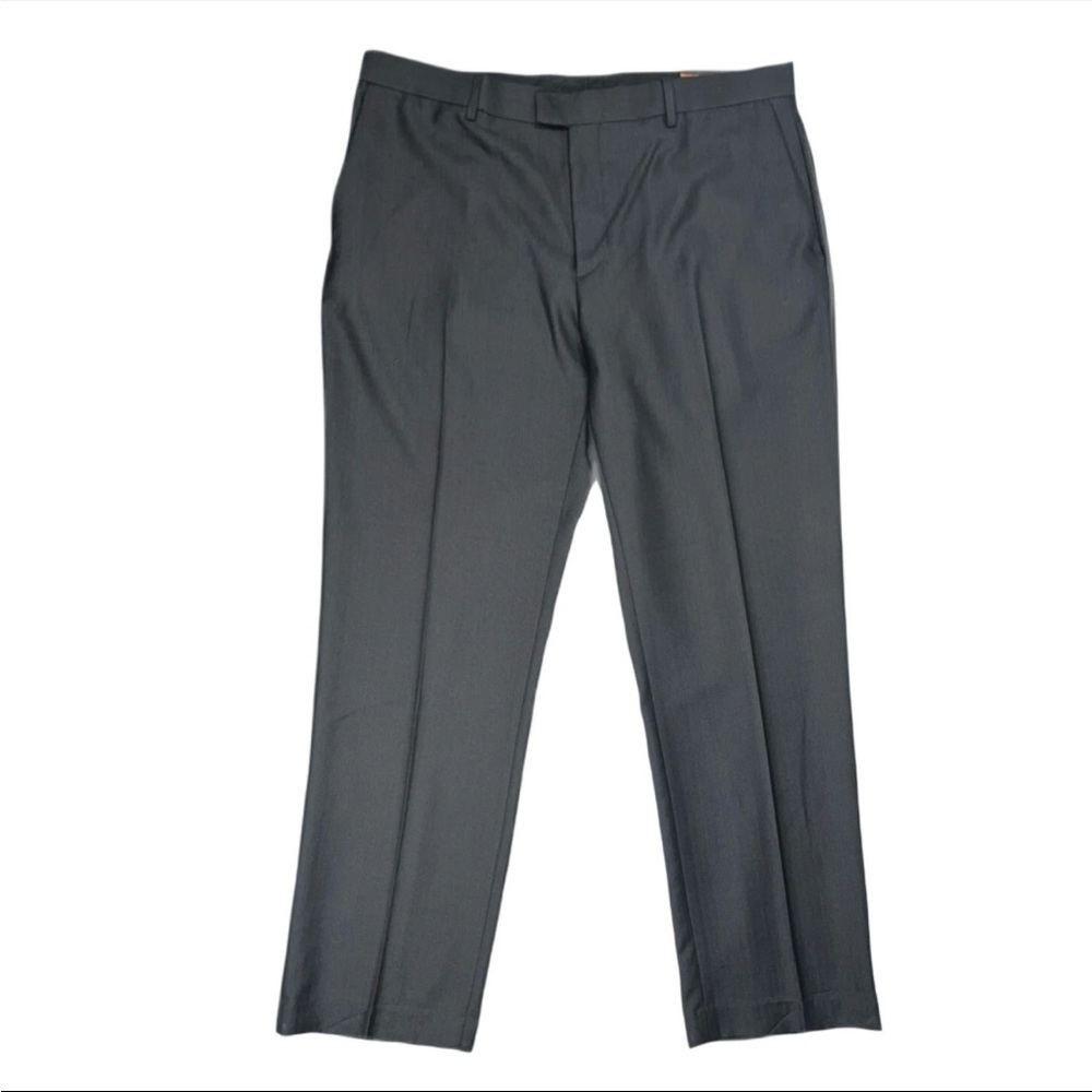 Marc Anthony ZDFB0733 Mens Slim Fit Narrow Leg Wool Dress Pants Black 38x32 NWT